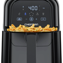 Chefman TurboFry Touch 6 Qt Air Fryer w/ Digital Display and Shake Reminder - Black