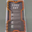 Soldering Iron Premium Kit, 60W Soldering Gun with Ceramic Heater, 12-in-1 Soldering Tool, Adjustable Temperature 200 to 450C, Includes Soldering Iron Tip, Solder Wire, Pump and Paste (orange)
