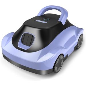 (2026 Upgrade) Cordless Robotic Pool Cleaner, Automatic Pool Vacuum for Above Ground & Inground Pools, 180-Min Runtime, 3L Basket for Leaves & Debris, Auto-Parking, Powerful Suction up to 2200 Sq.Ft