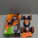 Gesture Sensing RC Stunt Car - Boys Girls Toys Age 6-8-12, 4WD Hand Controlled Remote Control Twist Car with Light & Music,Cool Birthday presents and Ideas Gifts for Kids Age 6 7 8 9 10 11 12 YearsOld (Blue Orange)