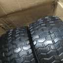 GICOOL 13x6.50-6 Tire and Wheel, 13x6.5-6" Flat-free Lawn Mower Tires, 3-6.5 Centered Hub, 3/4" or 5/8" Bearing, Universal Fit Garden Tractor Front Wheels, 4 Ply, V-Turf Pattern, 2 Pack
