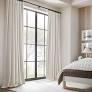 Curtains, 2 Pair Double Layer Blackout Curtains 54x90 Inch, Living Room & Bedroom Window Treatments