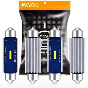 JWCARO 578 LED Bulb 212-2 561 LED Light Bulb Super Bright White 41mm 42mm LED Festoon Bulb 211-2 LED Bulb Canbus Error Free 8w Dome Map Light License Plate Light LED Interior Car Light 4Pcs