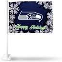 Rico Industries NFL Car Flag Double Sided Car Accessory (Holiday)