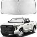 Autovir Windshield Sun Shade Fit for 2022-2024 2025 2026 Toyota Tundra | Sunshade, Front Car Window Shades Sun Visor, Blocks UV Rays & Heat, Car Accessories