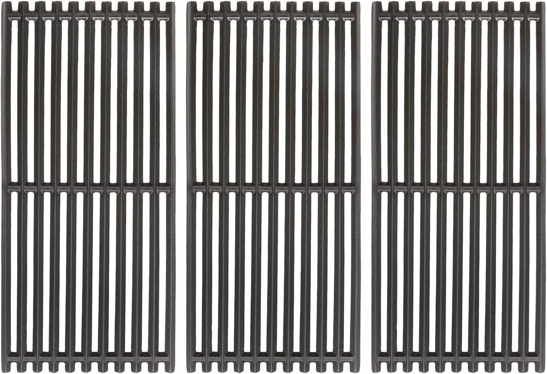 17" Cast Iron Grill Grates for Charbroil Commercial Infrared 463355220 463242516 463242515 466242615 463243016 463346017 466242616 463364824 3-Burner Parts for Charbroil Grill Grates G466-0025-W1A