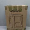 Baboni Pet Door for Wall, Steel Frame and Telescoping Tunnel, Aluminum Lock, Double Flap Dog Door and Cat Door, Strong and Durable (Pets Up to 40 Lb) -Medium