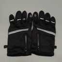 Hikenture Winter Cycling Gloves for Men and Women - Thermal Full Finger Bike Gloves - Touch Screen Windproof Warm Non-Slip Road Mountain Bicycle Gloves for Running,Driving,Hiking,and Skiing (X-Large, Blackwithfur)