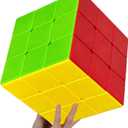 Big 3x3 Speed Cube Pro, 3x3 Large Cube Toy Gift for Kids Adults Brain Teasers