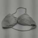 YEOREO SoftHue Impact Strappy Halter Bra for Sports Women Workout Padded Gym Yoga Bra (X-Large, Beige White)