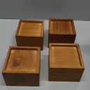 3-Inch Solid Pine Furniture Risers  2000LBS Capacity, Tool-Free Install, Natural Wood Design for Beds, Sofas & Desks (3 Inch)