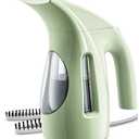HiLIFE Steamer for Clothes, Portable Handheld Design, 240ml Big Capacity, 700W, Strong Penetrating Steam, Removes Wrinkle, for Home, Office and Travel(ONLY FOR 120V)(Green)
