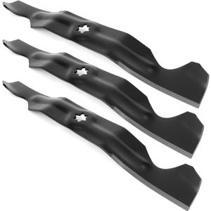 942-04053C Mower Blades Fit for Cub-Cadet 50", 2-in-1 High Lift Blade for Cub Cad et 50" Deck LTX1050, RZT50, I1050, LT1050, Troy Bilt Mustang 50, Toro LX500, Replace 742-04053 112-0316, 3 Pack