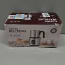 Milk Frother and Steamer with Heating Function - 4-in-1 Automatic Hot & Cold Milk Frother and Warmer, 24Oz/700ML Detachable Stainless Steel Jug with Transparent Lid