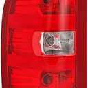 Tektend Tail Light Assembly Compatible with 2007-2013 Chevy Silverado 1500 2500HD 3500HD Pickup Truck Taillights Factory Style Rear Brake Lamps OE Replacement, Driver Side