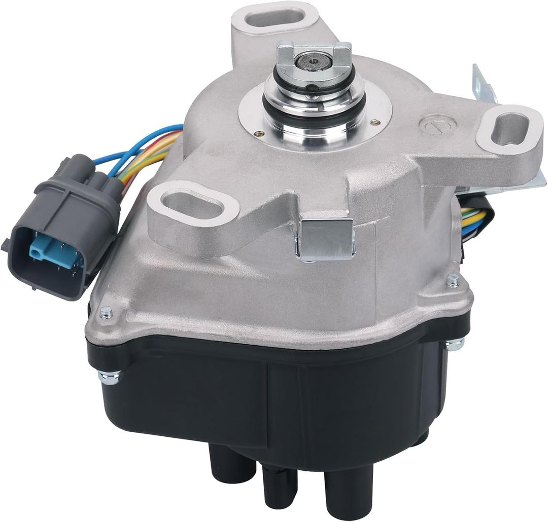 Ignition Distributor w/Cap & Rotor TD-80U Compatible with 1996-1998 Honda Civic, 1996-1997 Honda Del Sol S & SI Models, 1997 Acura EL 1.6L Replacement TD80U TD-98U 30100-P2E-A01 30100P2EA01