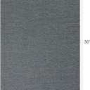 Chilewich Martha by Martha Stewart Heathered Shag Floor Mat | Easy Care, Premium Indoor/Outdoor Utility Rug for Entry, Kitchen, Bath, Pool with Weatherproof Backing, Sea