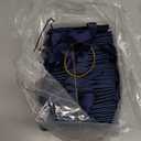 driew Small Gift Bags with Cotton Handles, 4.02"x2.76"x4.49" Mini Gift Bags with Handles in Bulk for Birthday Party Favors Wedding Shopping Business Grocery Retail (Navy Blue)