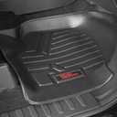 Rough Country All Weather Floor Mats Set for Ford F-150 (2015-2025), F-150 Lightning (2022-2024), Raptor (2017-2025) Bucket Seats - Waterproof, Flexible, Front & Back Set