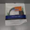 (2m - 2Pack) SC/APC to SC/APC Fiber Optic Internet Cable, Armored Single Mode Patch Cable, Fiber Optic Jumper Optical Patch Cord - SIMPLEX - 9/125um - OS1/OS2 Compatible, LSZH Black