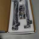 Heavy Duty Overhead Camera Desk Mount Stand 14.5"-41" with 1/4" Screw, 3-Section 360Rotatable Detachable Articulating Boom Arm with Enlarged Handle C Clamp, Tabletop Light Stand for Streaming Vlog