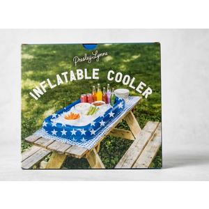 Inflatable Patriotic Ice Serving Bars Inflatable Drink Cooler Buffet Salad Serving Trays Fun Hot Tub Drink Holder Food Floating Cooler Holder for Independence Day BBQ Picnic Pool Party Supplies