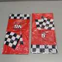 3 Packs Checkered Race Car Tablecloth Racing Car Table Covers Black and White Checkered Flag Tablecloth for Kids Birthday Party Supplies Two Fast Birthday Baby Shower Party Decorations