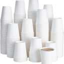 LITOPAK 270 Pack 10 oz Disposable Paper Coffee Cup, Drinking Cups for Water, White Paper Hot Coffee Cups, Suitable for Party, Picnic, Travel, and Events