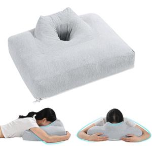 BALAPET Face Down Pillow for Sleeping,Reading Pillow for Gaming Ergonomic Wrap-Around Sleeping Design Home Massage Pillow with Arm Support