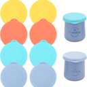 La Fermiere Yogurt Jar Lids Silicone, 8 Packs Reusable Jar Covers, Airtight Replacement Yogurt Jar Lids, Dishwasher Safe & BPA Free & Food-Grade(Jars NOT Included)