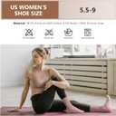 Purplepig 3 Pairs Grip Pilates Socks Non-Slip Yoga Socks for Women Pilates, Pure Barre, Barefoot Workout, Pregnancy, Hospital (5.5-9, 05 Black/White/Light Grey)