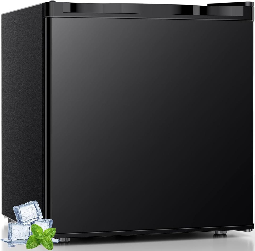 Antarctic Star Mini Fridge with Freezer, Rated 1.6 cu.ft, Small Upright Refrigerator with Removable Shelves, 7 Adjustable Thermostat, Low Noise for Bedroom/Apartment/Office,Black Antarctic Star Mini Fridge with Freezer, Rated 1.6 cu.ft, Small Upright Refrigerator with Removable Shelves, 7 Adjustable Thermostat, Low Noise for Bedroom/Apartment/Office,Black