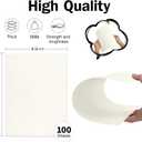8.5 x 11 Ivory Linen Paper Textured Cardstock, Goefun 100lb Light Cream Thick Paper, Linen Textured Cardstock 100 Pack for Printing, Resume, Invitations, Artworks and Crafting