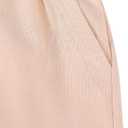 Girls Shorts Cute Summer Elastic Waist Baggy Casual SweatShorts with Pockets Beige 7-8 Years (Beige)