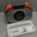 ETENWOLF VORTEX S6 Tire Inflator Portable Air Compressor for Heavy-duty Vehicle, Cordless Air Pump for Car & Inflatables with 19200 mAh Battery, 100% Duty Cycle & Dual Cylinder Bike Pump, Vivid Orange