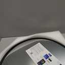 Infinity Mirror Light Round, Remote Controlled, USB Powered LED Wall Decor, Dimmable RGB Color Changing (Black, Remote Control)