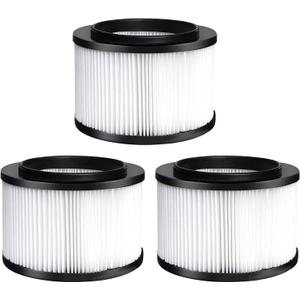 ATXKXE 17810 Replacement Filter fit for Craftsman 9-17810 Wet Dry General Purpose Vacuum Cleaner fit 3&4 Gallon, 3 Pack