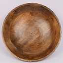 EDHAS Mango Wood Decorative Wooden Bowl Hand Carved Home Decor for Dining Table Center, Living Room, Kitchen Dcor (12" x 12' x 4.75")