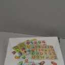 GRINNNIE Wooden Peg Puzzle for Toddlers 3 4 5 Years Old, 4 PCS Montessori Educational Learning Puzzles Set-Numbers, Letters, Animals and Fruits, Great Preschool Gifts for Girls and Boys (26)