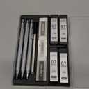 Four Candies Metal Mechanical Pencil Set - 3PCS 0.7mm Mechanical Pencils & 360PCS HB Lead Refills & 3PCS Erasers & 9PCS Eraser Refills
