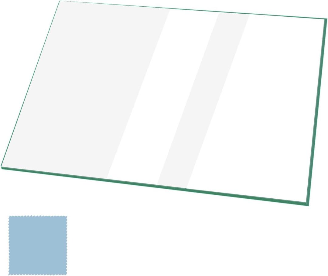 240350620 Glass Shelf Replacement for Frigidaire Shelf Replacement 23.78"x16.34" Kenmore Refrigerator Replacement Shelves Fridge Glass Parts, 23.78"L x 16.34"W x 0.12"H