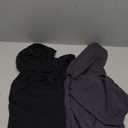 POSHDIVAH Women's Maternity Yoga Shorts Over The Belly Bump Summer Workout Running Active Short Pants with Pockets 8" (Large, Black + Grey)