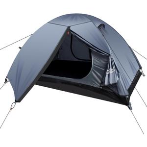 WILDROOTS Backpacking Tent, Mountain Hiking Tent for 2 Person, 4 Season Lightweight Camping Tent (grey)
