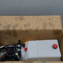 12V DC Double Acting Hydraulic Pump Power Unit 6 Quart Capacity for Lifting and Lowering Dump Trailer Truck