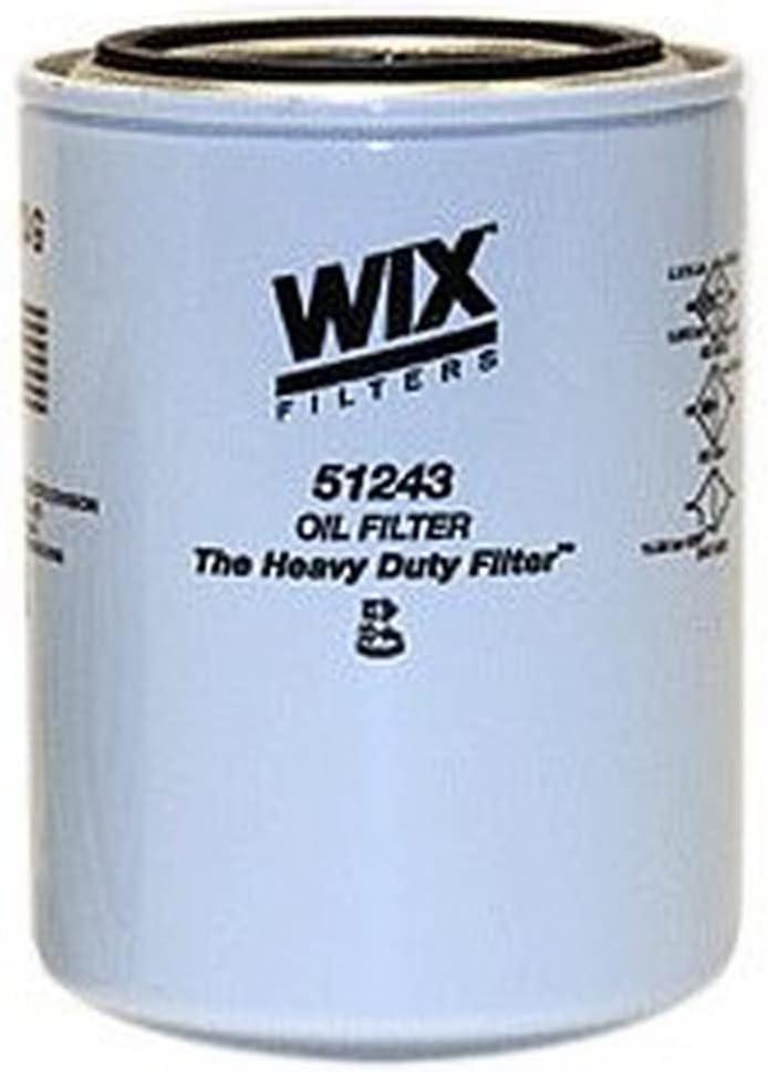 WIX 51243 Oil Filter Replacement, Built for Synthetic and High Mileage Oil - Compatible with Various John Deere Engines and Equipment