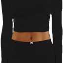 RUEWEY Womens Ribbed Knit Pajama Sets Long Sleeve Top and Shorts Matching Lounge Set PJ Set 2 Piece Outfits, Medium, A-Black