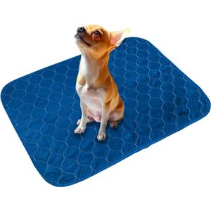 2Pack Washable Pee Pads for Dogs 18x24, Quick Dry Puppy Pads, Waterproof, Non Slip, Premium Reusable Dog Training Pads