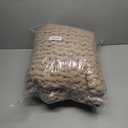 Madison Park Chenille Chunky Knit Handmade Throw Blanket, Luxuriously Soft Gift Blankets, Cottage Style Room Dcor, Lightweight & Breathable All Seasons Throw Blanket for Couch, 50" W x 60" L Brown