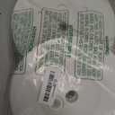 Balloon Column Stand Kit Set of 2 - Balloon Tower with Stand, Base, and Pole,Backdrop Decoration for Wedding, Baby Shower, Birthday Party, or Bachelorette Parties (No balloon) (Translucent)