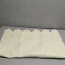 Cotton Quilted Dog Couch Cover for Sofa Farmhouse Rustic Embroidery Sectional Couch Cover Soft Anti-Slip Sofa Slipcover Furniture Protector for Kids, Pets (Ivory,28"x28")